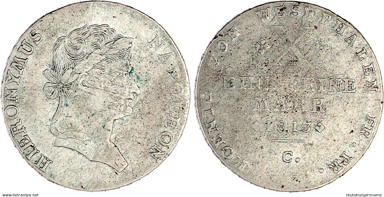 Konventionstaler 1813 C. Sehr Schön, Justiert, Min. Prägeschwäche. Jaeger 8. AKS 9. - Pièces De Monnaie D'or