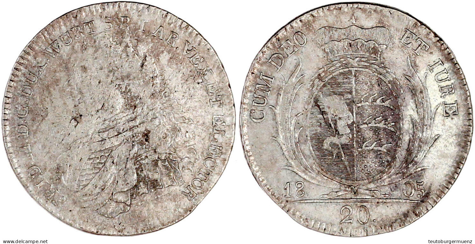 20 Kreuzer 1805. Sehr Schön. AKS 20. - Pièces De Monnaie D'or