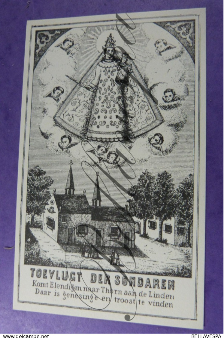 THORN, Toevlugt Der Sondaren Lorette Kapel /Oud Gebed Genezing En Troost - Devotion Images