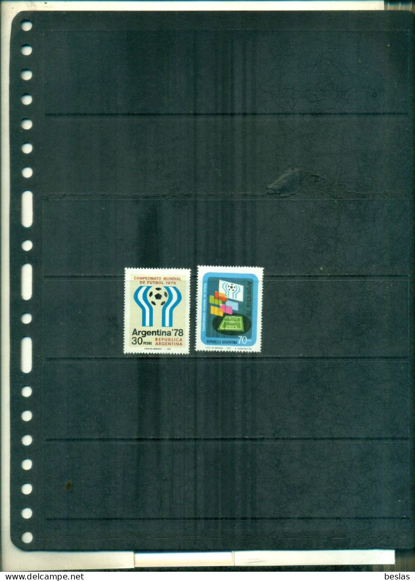ARGENTINA. CHAMPIONNAT DU MONDE DE FOOTBALL EN 1978 I 2 VAL NEUFS A PARTIR DE 0.60 EUROS - Unused Stamps