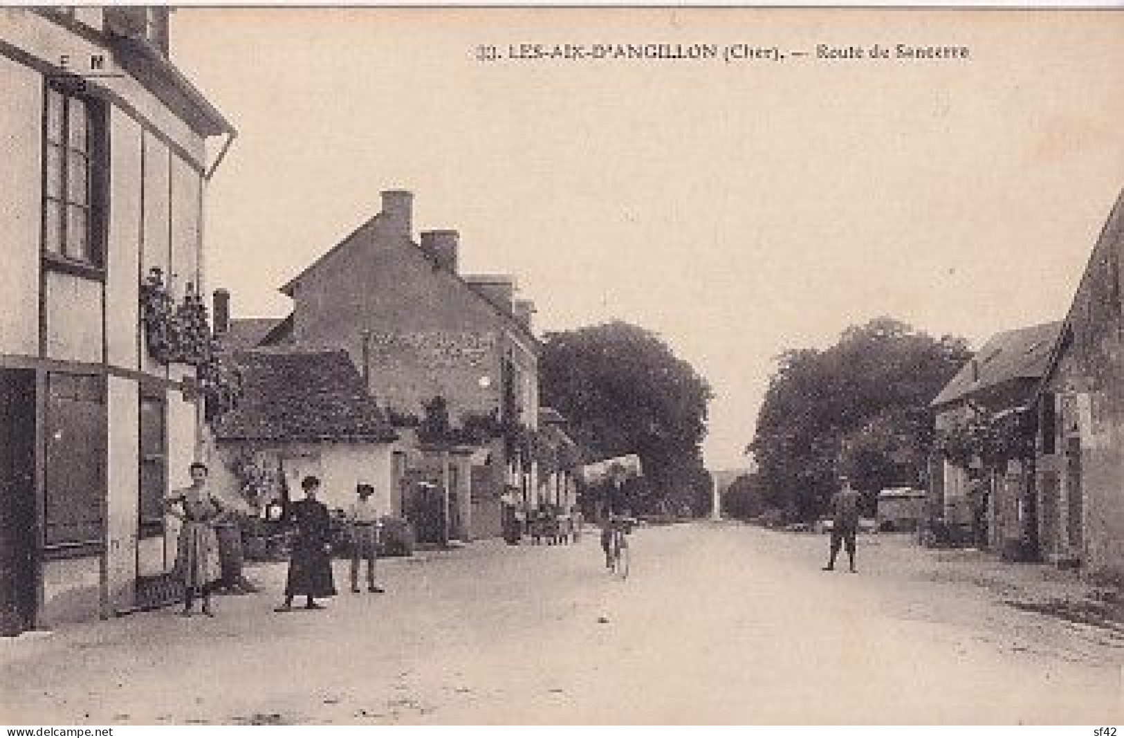 LES AIX D ANGILLON                     ROUTE DE SANCERRE - Les Aix-d'Angillon