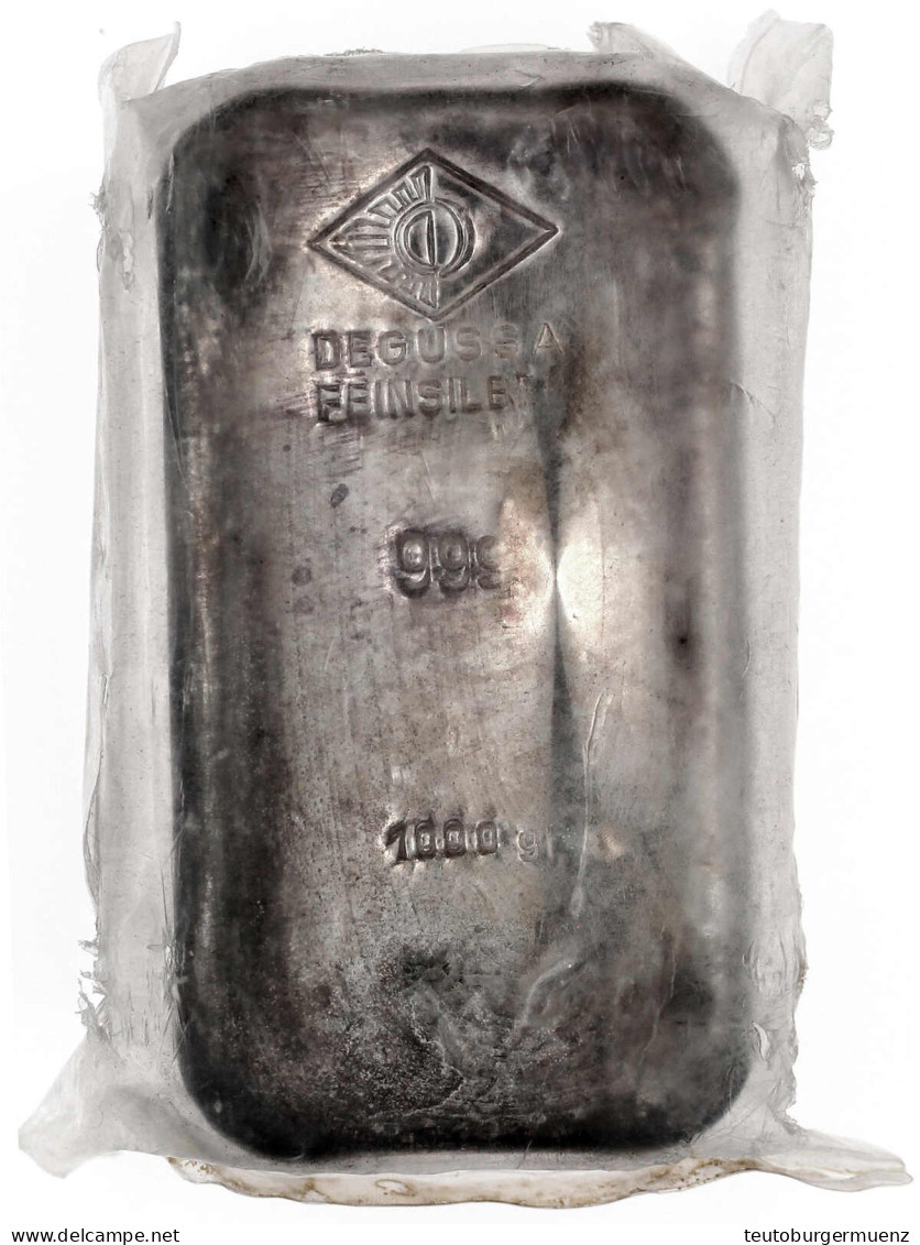 Silberbarren: Degussa 1000 G. 999/1000 - Unclassified