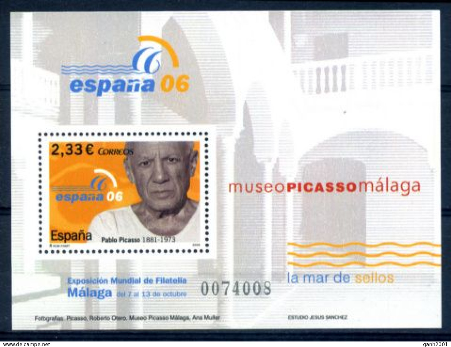 Spain 2006 España / Pablo Picasso MNH / Il28  1-42 - Picasso