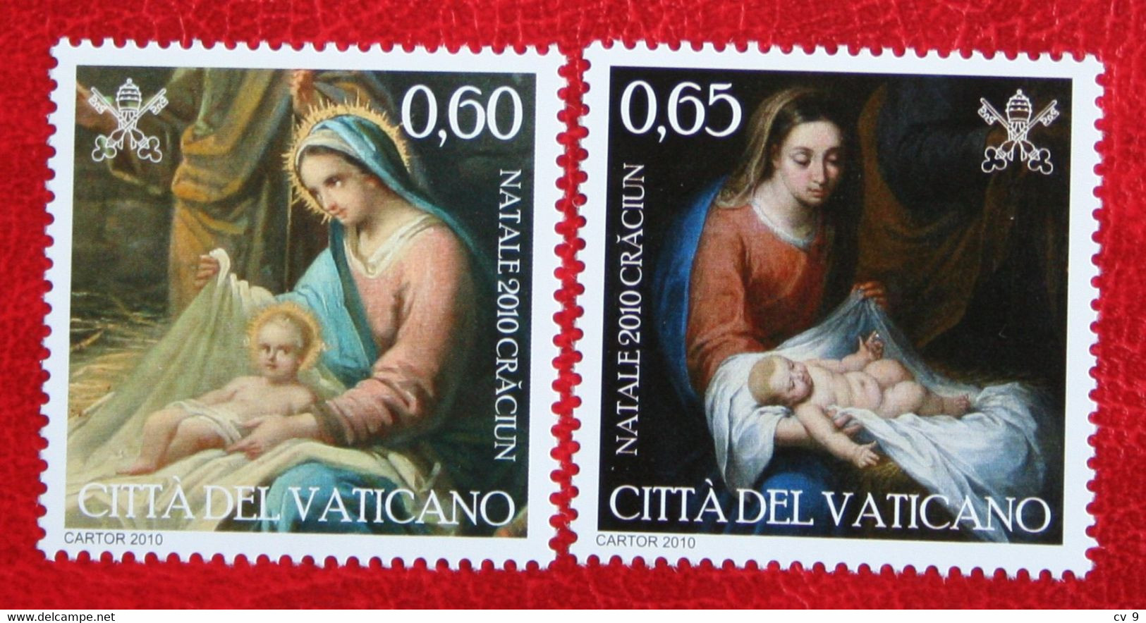 Christmas Kerst Noël Weihnachten 2010 Mi 1686-1687 Yv 1533-1534 POSTFRIS / MNH / **  VATICANO VATICAN VATICAAN - Ungebraucht