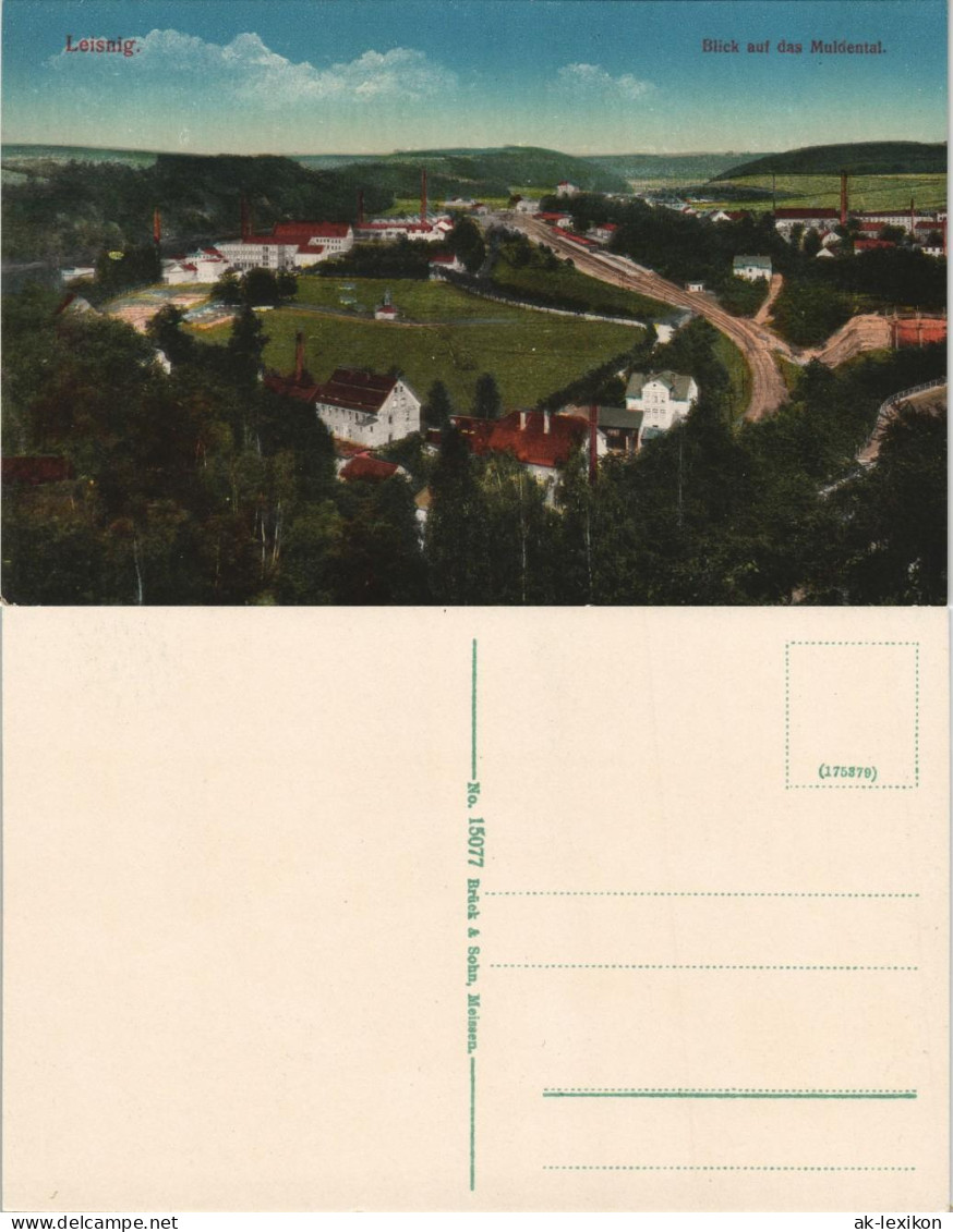 Ansichtskarte Leisnig Partie Im Muldental 1913 - Leisnig