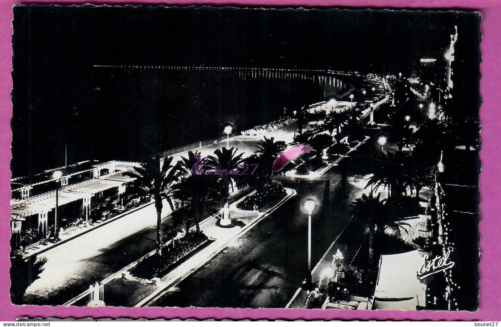 CPSM - NICE 06 - La Promenade Des Anglais La Nuit Blanche - Nice Bij Nacht