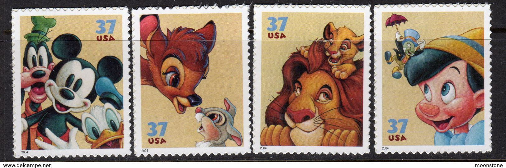 USA 2004 Disney Cartoons Set Of 4, MNH, SG 4370/3 (USD) - Neufs