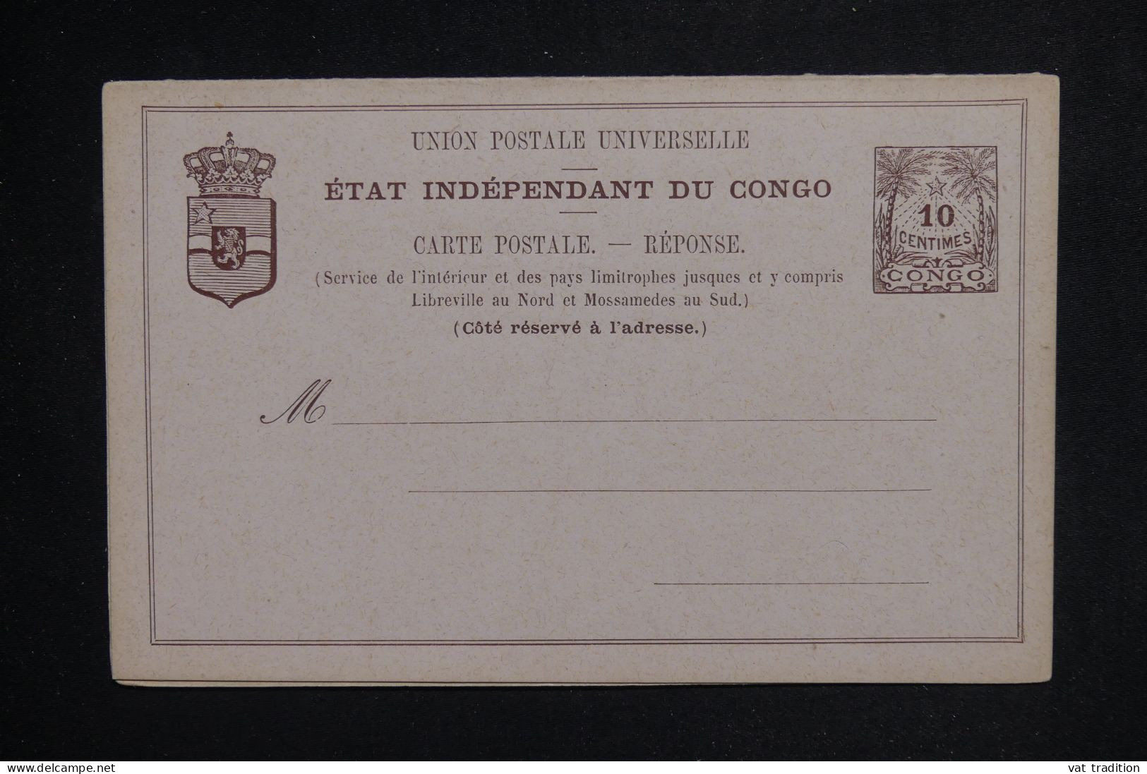 CONGO BELGE - Entier Postal + Réponse, Non Utilisé - L 150512 - Interi Postali