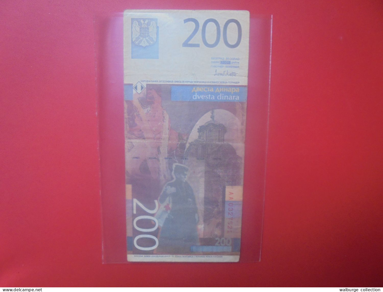 YOUGOSLAVIE 200 DINARA 2001 Circuler (B.33) - Yougoslavie