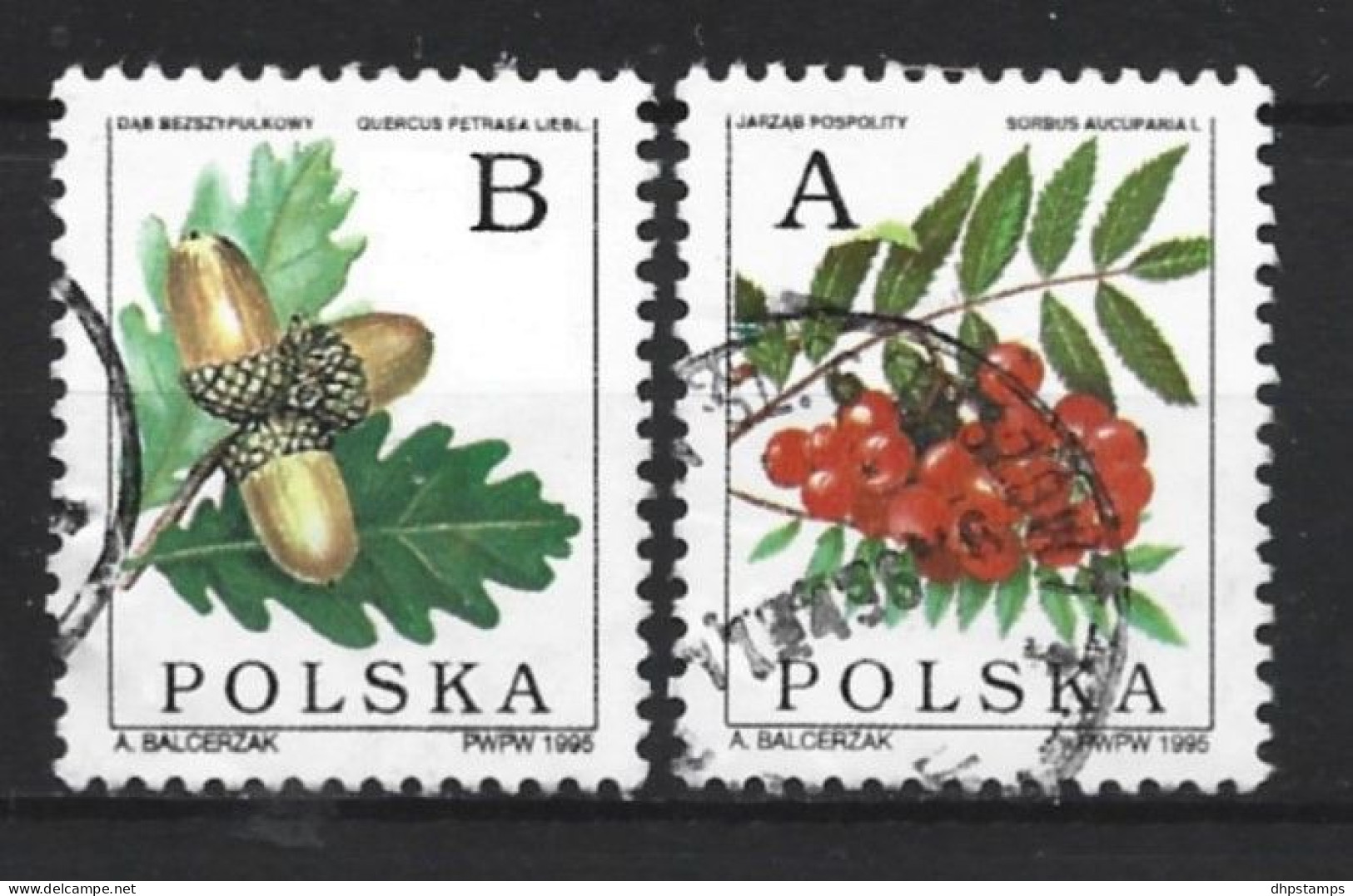 Polen 1995 Fruit  Y.T. 3349/3350 (0) - Gebruikt