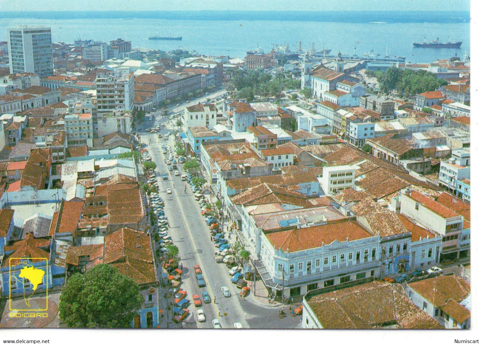 Manaus Belle Vue Aérienne De La Ville Avenue Eduardo Ribeiro - Manaus