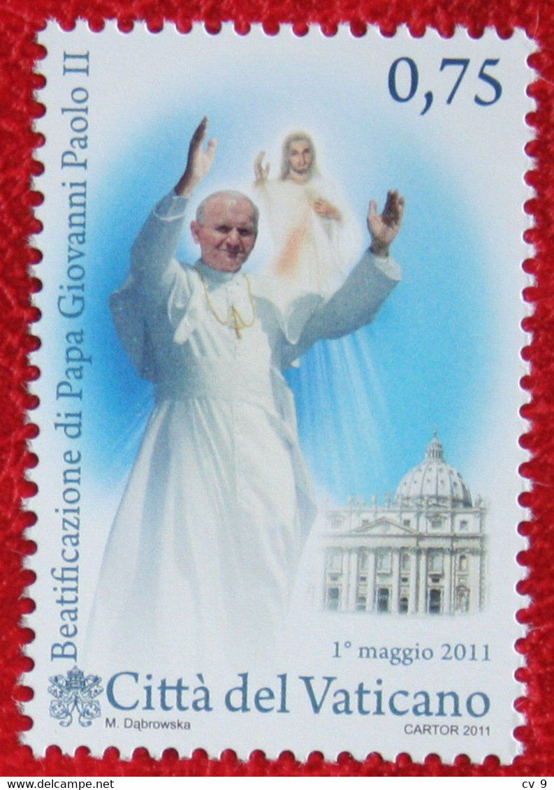 Pope John Paul II Beatification  2011 Mi 1699 Yv 1552 POSTFRIS / MNH / **  VATICANO VATICAN VATICAAN - Ungebraucht
