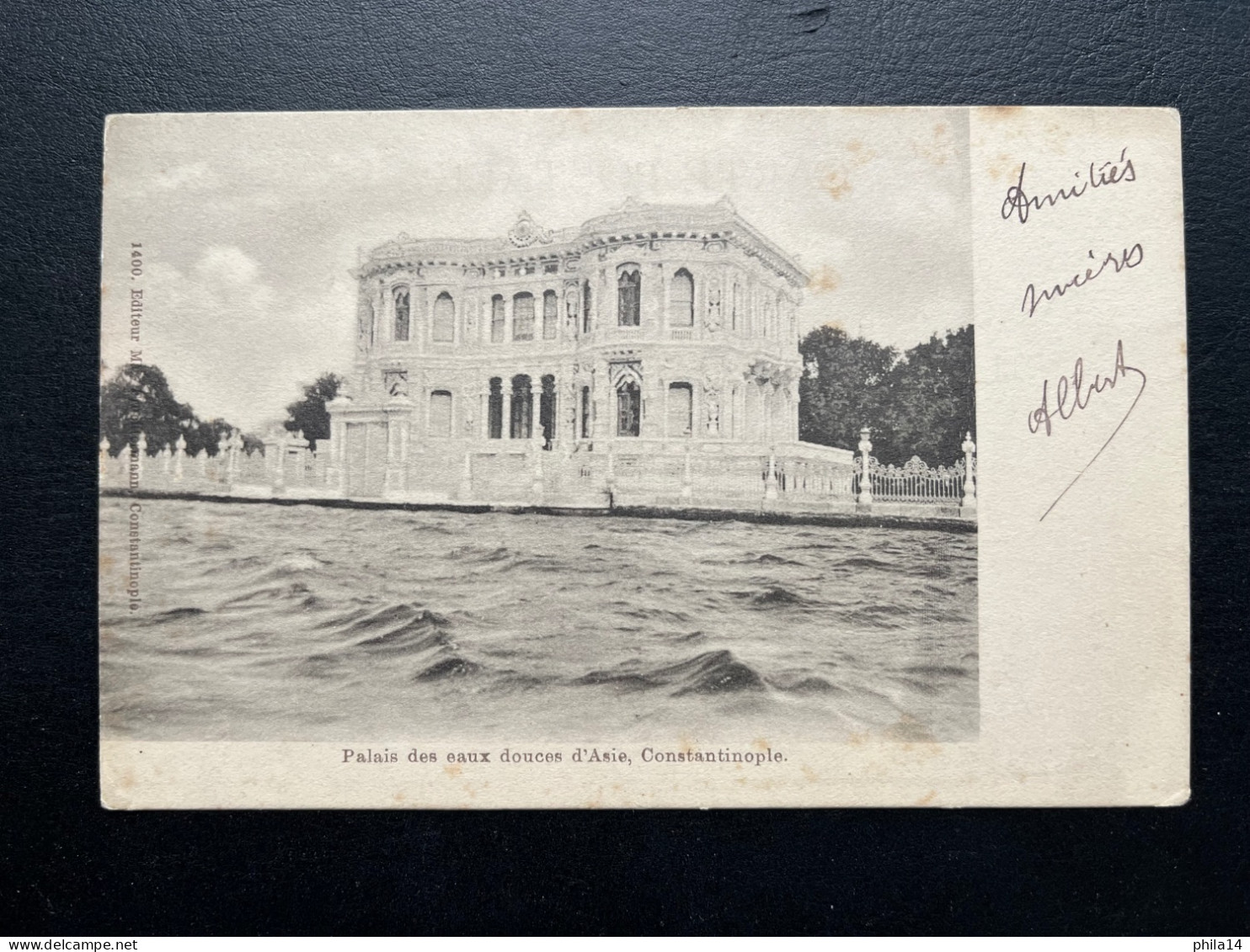 CPA CONSTANTINOPLE PALAIS DES EAUX DOUCES D'ASIE / 1905 POUR PARIS - Lettres & Documents