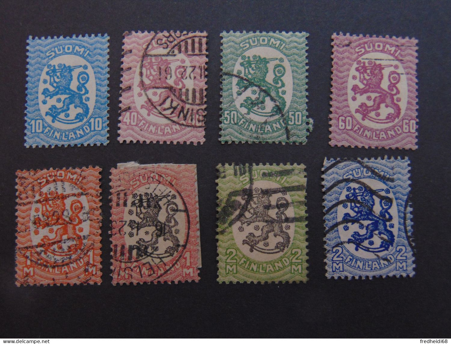 Magnifique Lot De 8 Timbres De L'émission D'Helsinki Oblitérés - Used Stamps