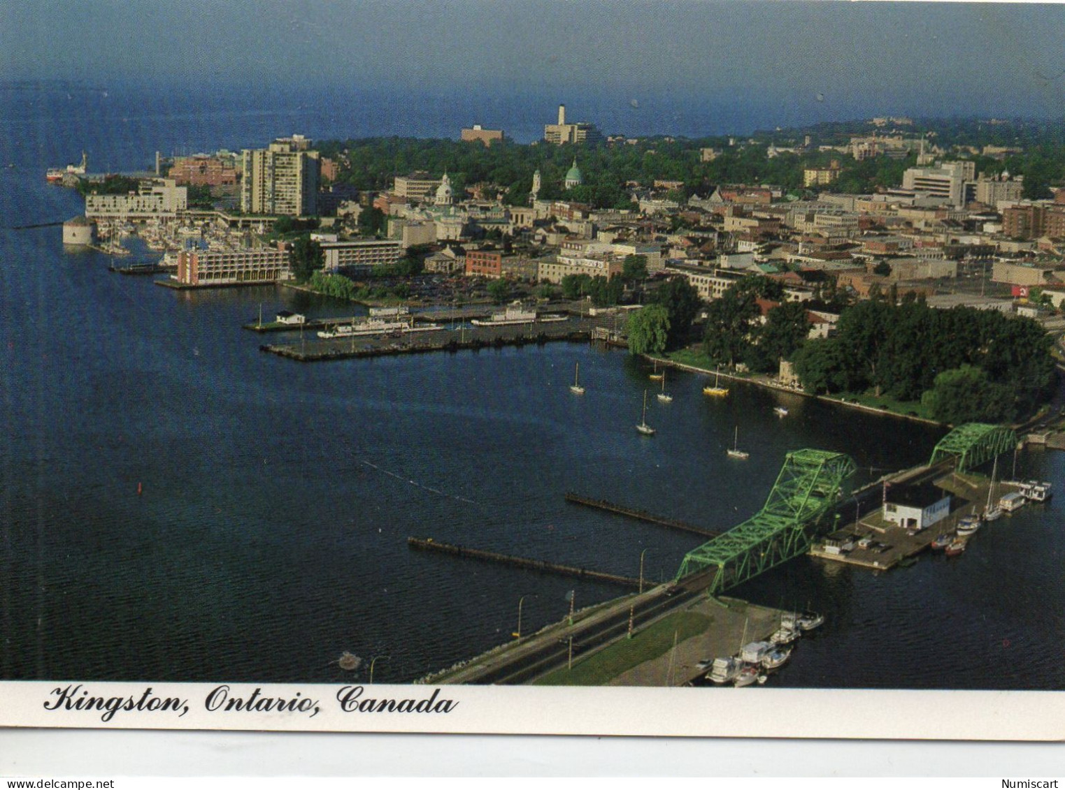 Kingston Belle Vue Aérienne De La Ville Gateway To The 1000 Islands - Kingston