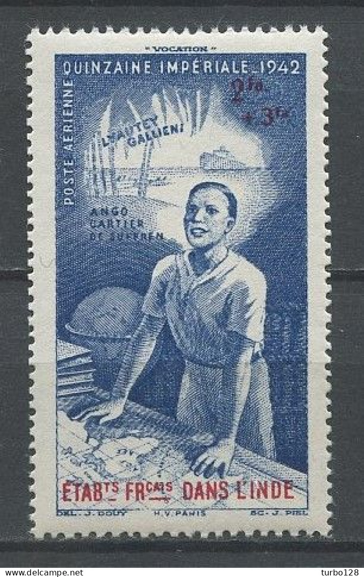 INDES 1942 PA N° 9 ** Neuf MNH  Superbe C 1,50 € Quinzaine Impériale - Unused Stamps