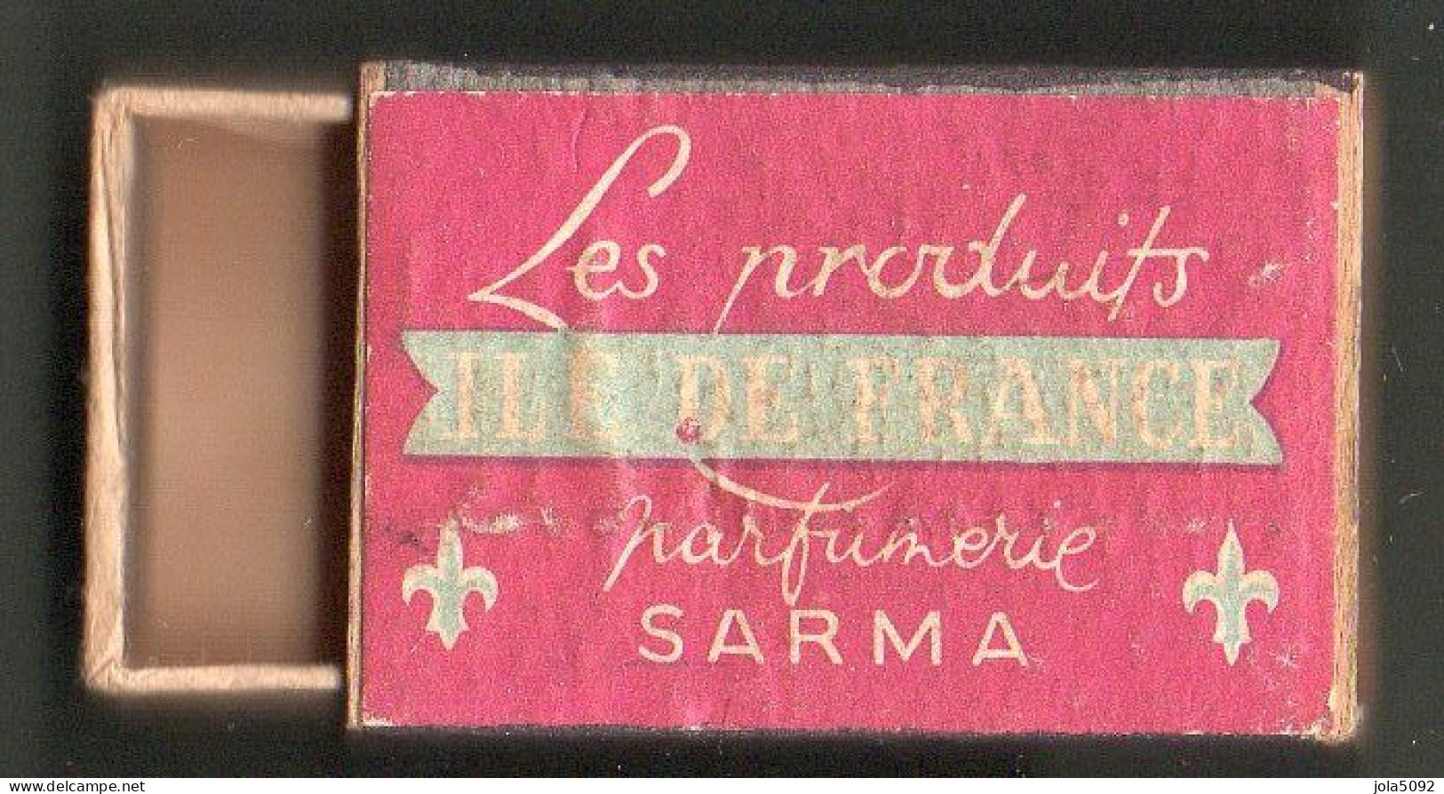 Boîte D'Allumettes - ILE DE FRANCE - PARFUMS SARMA - Boites D'allumettes