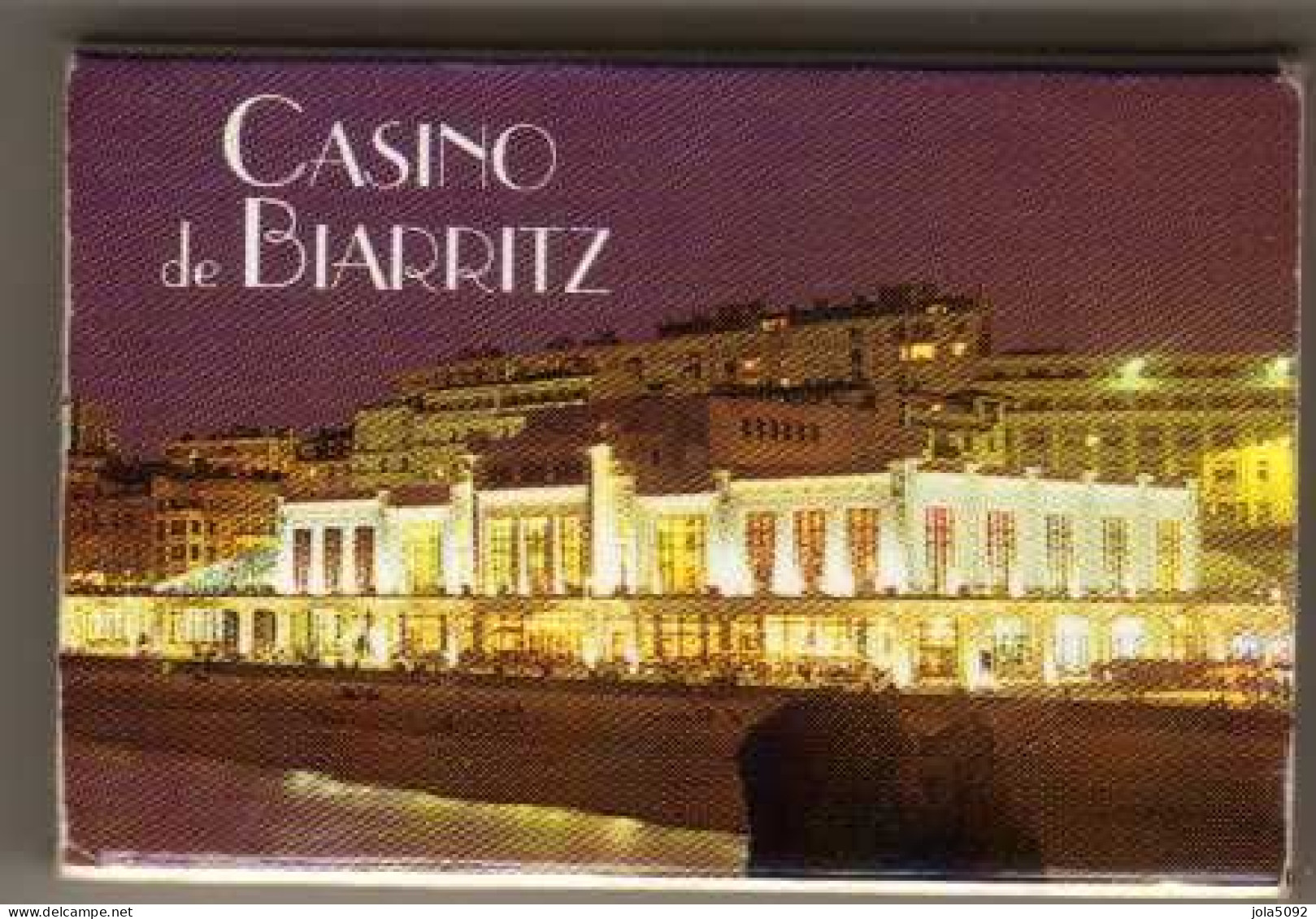 Boîte D'Allumettes - HOTEL LUCIEN BARRIERE - CASINO DE BIARRITZ - Matchboxes