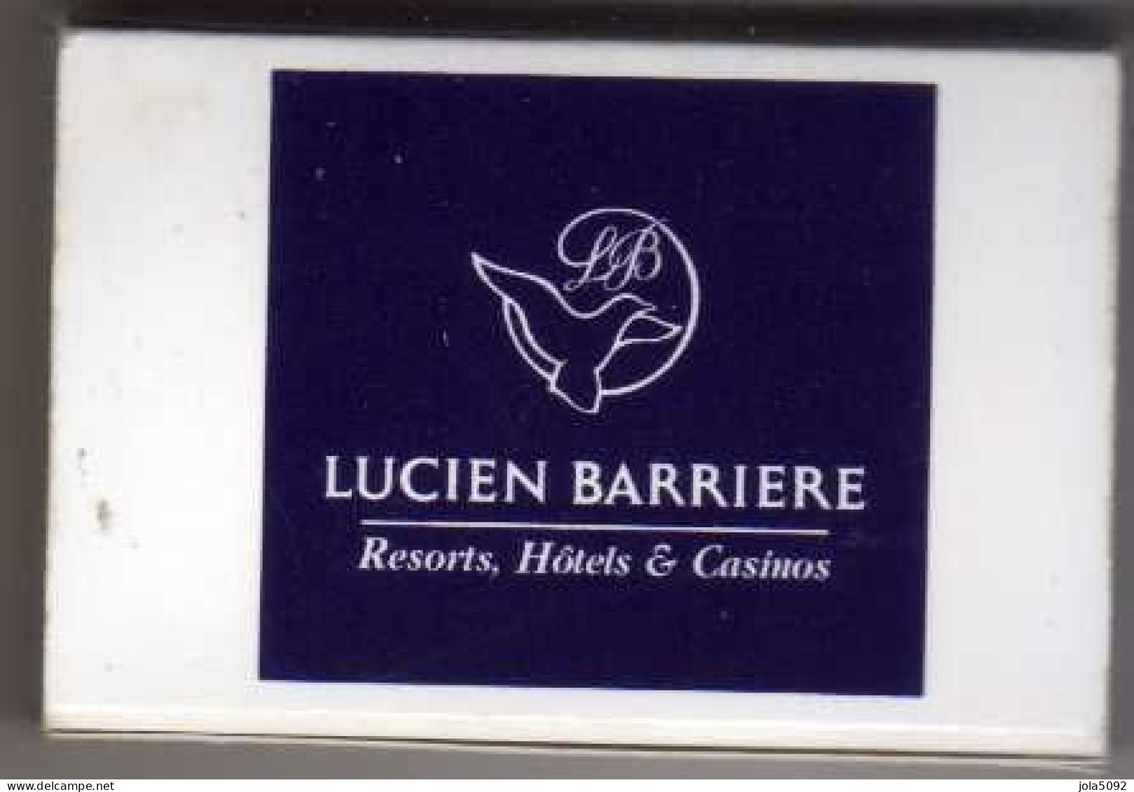 Boîte D'Allumettes - HOTEL LUCIEN BARRIERE - CASINO DE BIARRITZ - Zündholzschachteln