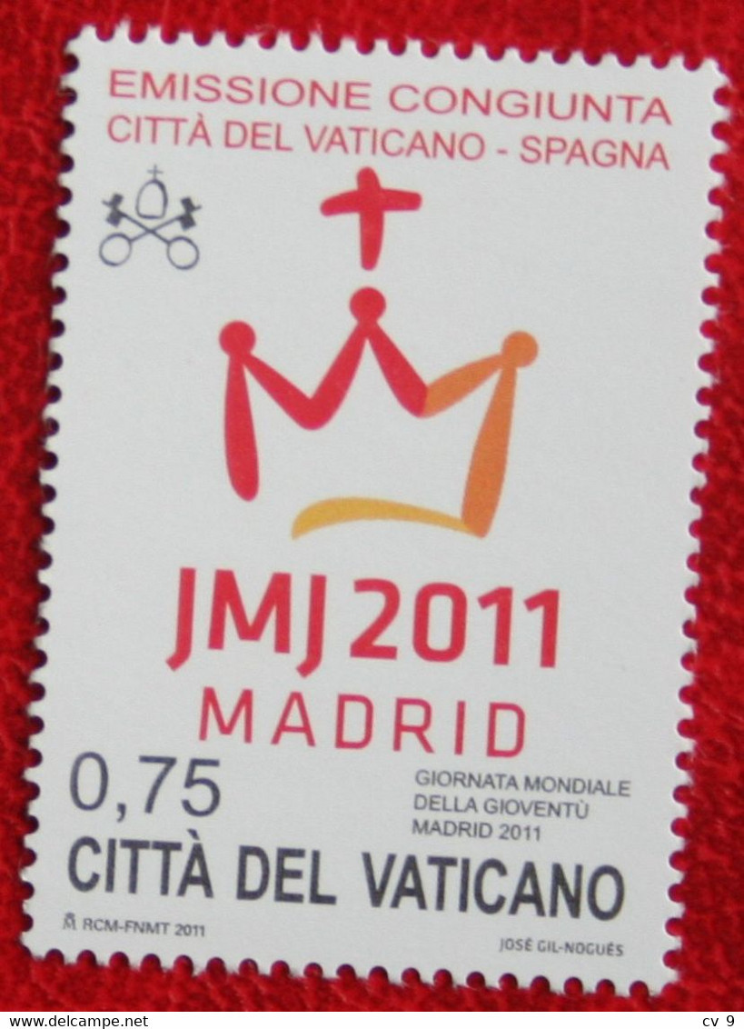 World Youth Day Madrid 2011 Mi 1716 Yv 1559 POSTFRIS / MNH / **  VATICANO VATICAN VATICAAN - Nuevos