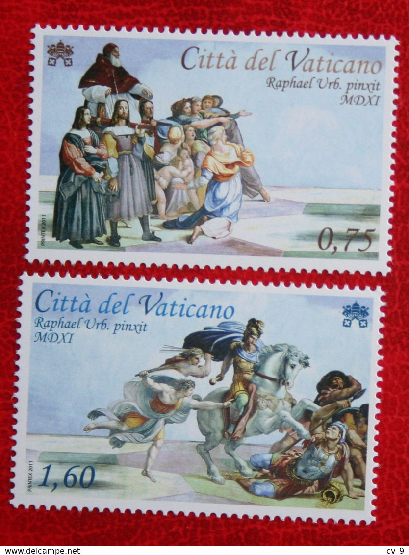 Raphael 2011 Mi 1717-1718 Yv 1571-1572 POSTFRIS / MNH / **  VATICANO VATICAN VATICAAN - Nuevos