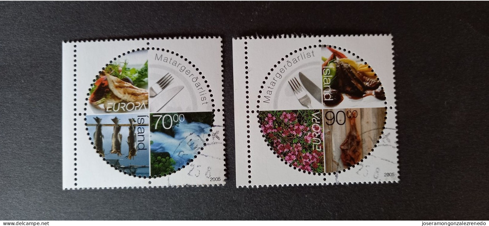 Islandia. Cat.ivert.1030/1..s/c..europa Año 2005 - Used Stamps