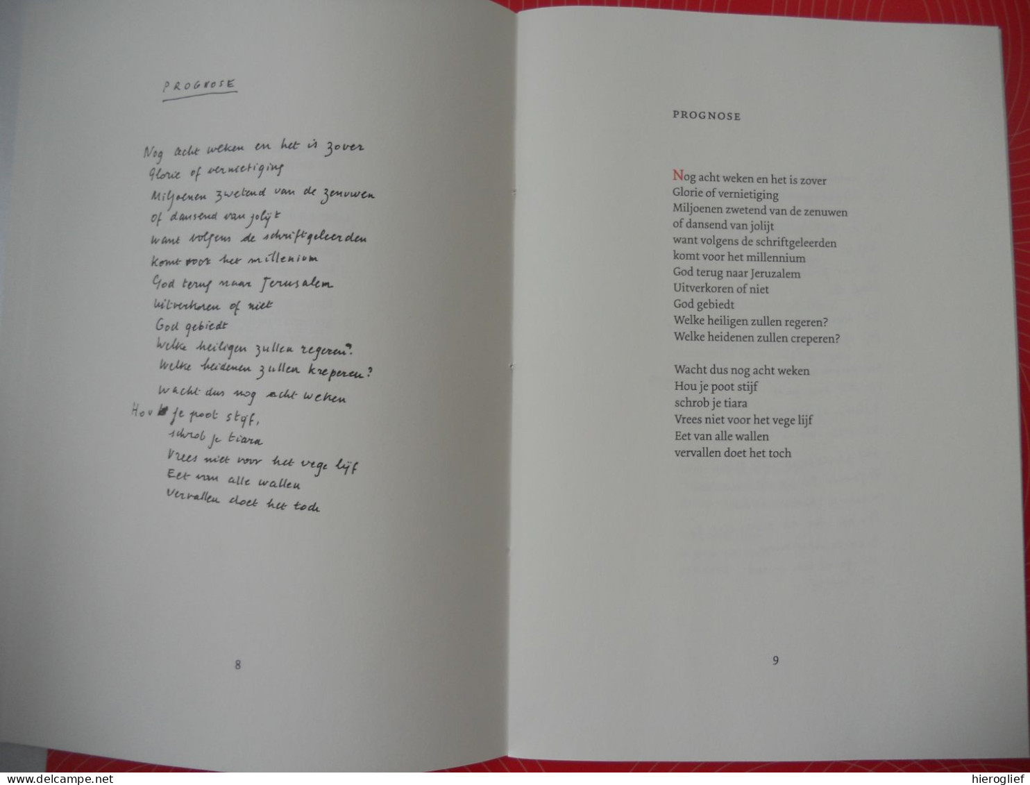 FLAGRANT - Door Hugo Claus 1ste Druk - 2004 - Poetry