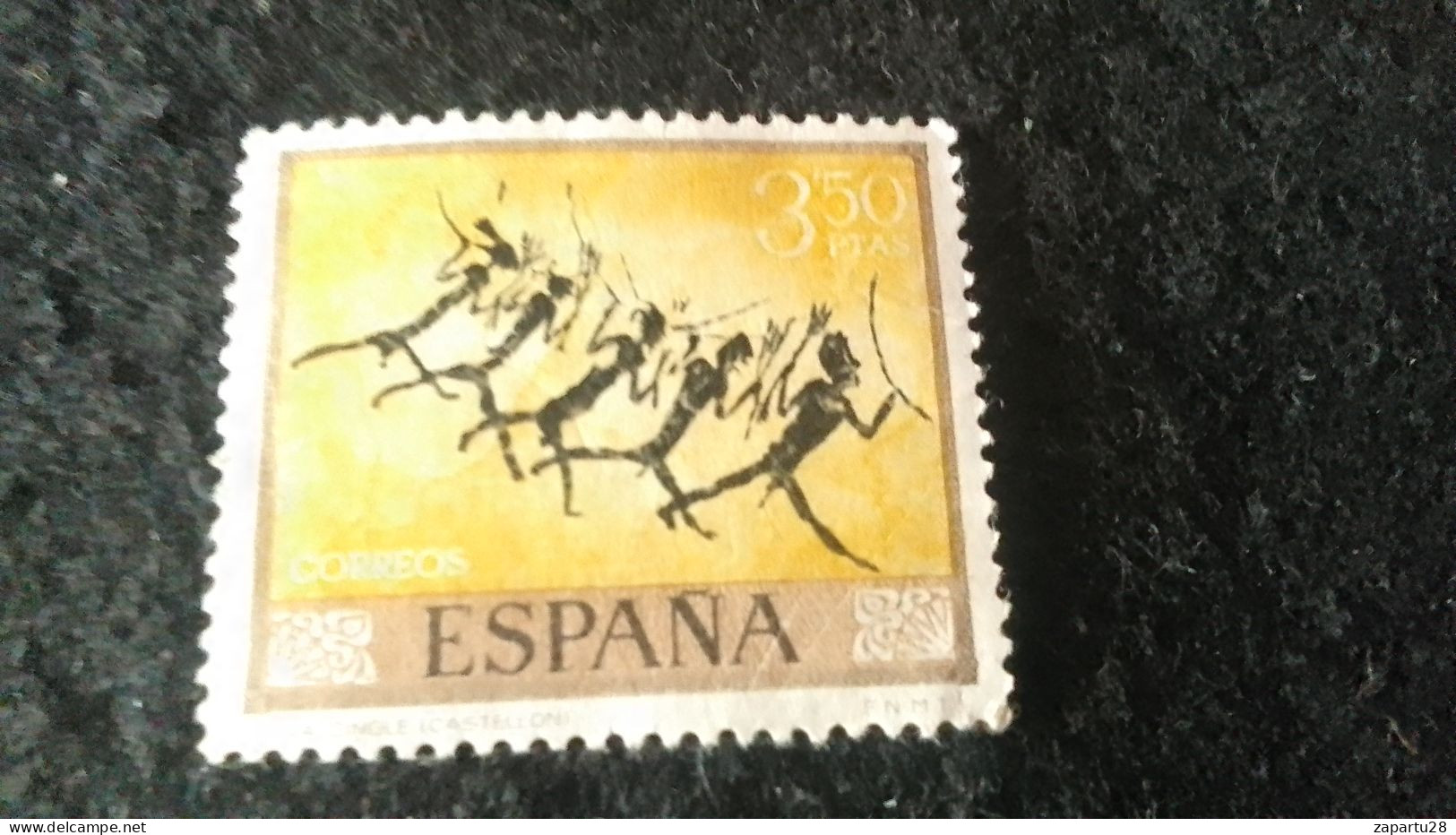 İSPANYA-1960-80-       3.50   PTS   DAMGALI - Oblitérés