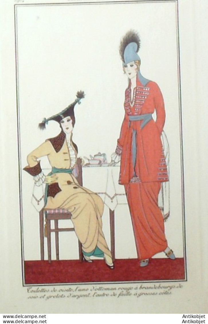 Gravure De Mode Costume Parisien 1914 Pl.135 VALLEE Armand-Ottoman - Etsen