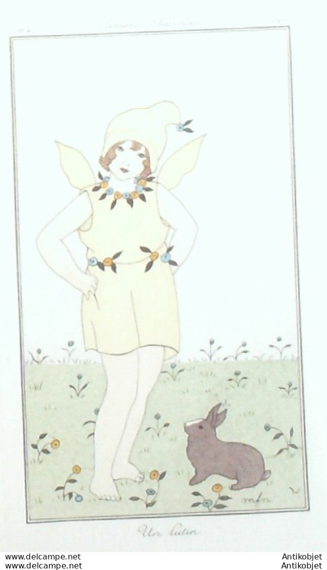 Gravure De Mode Costume Parisien 1914 Pl.140 FRANC-NOHAIN Madeleine Lutin - Etchings