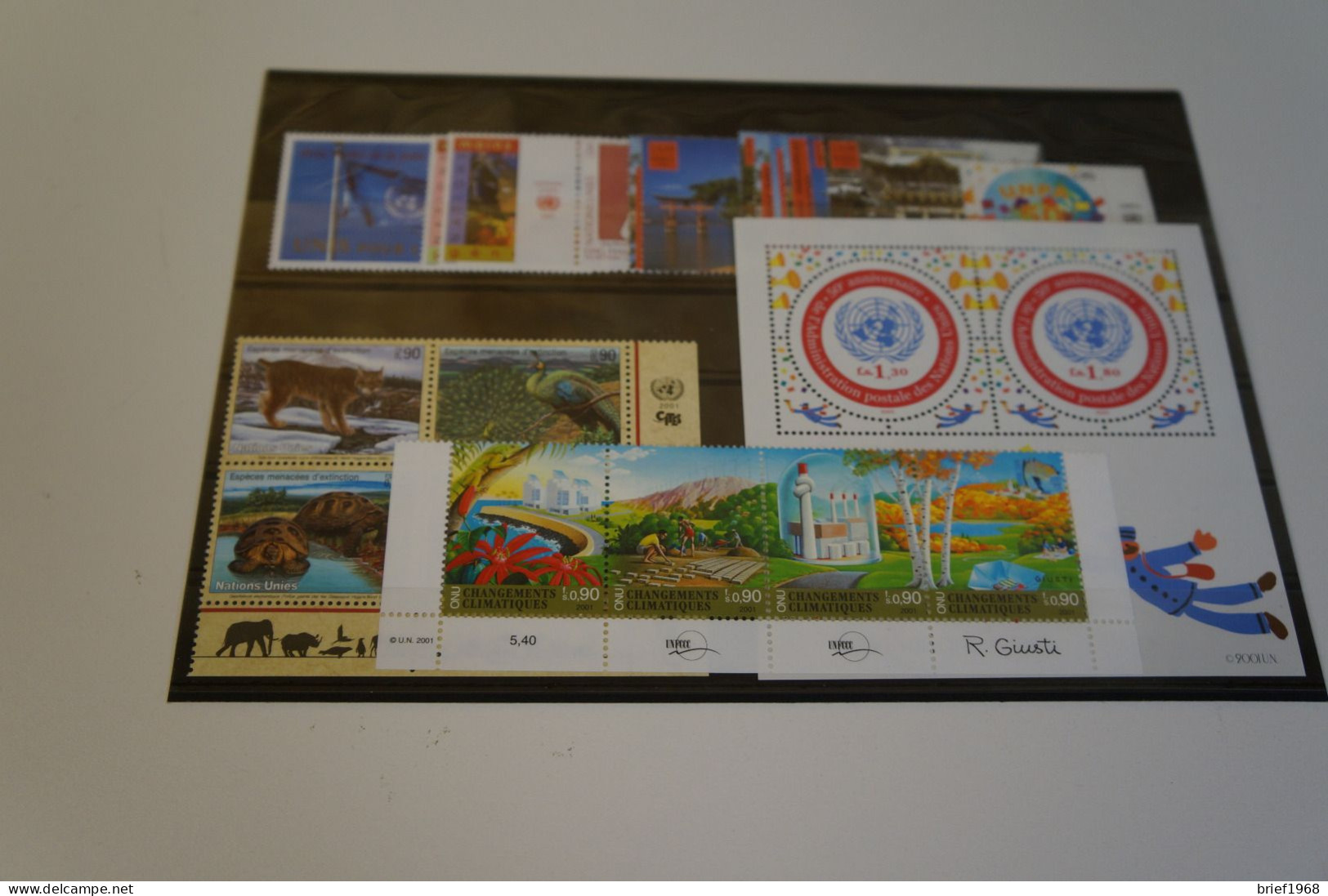 UNO Genf Jahrgang 2001 Postfrisch (27423) - Unused Stamps