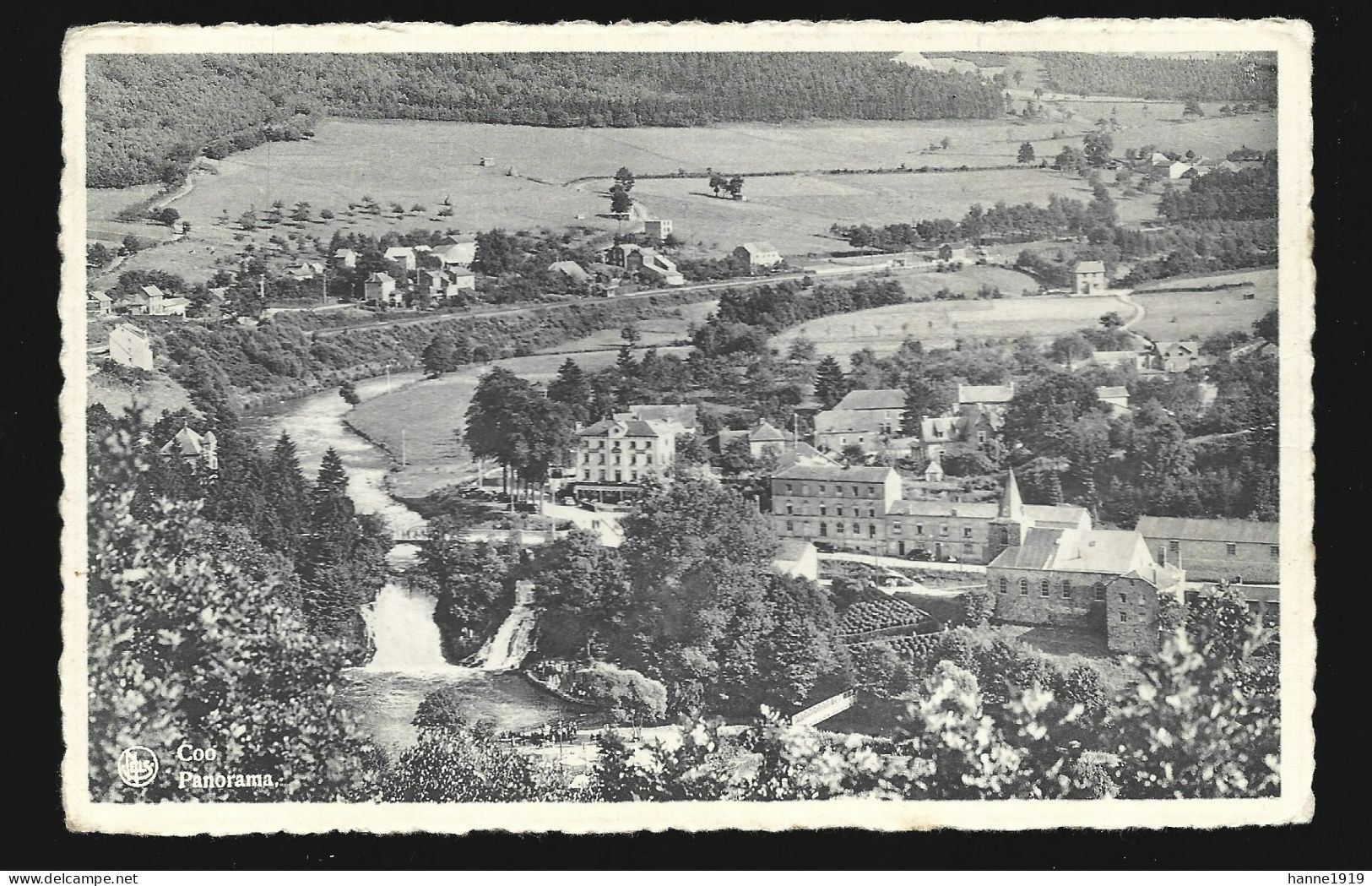 Coo Panorama Cachet 1952 Trois Ponts Coo Htje - Stavelot