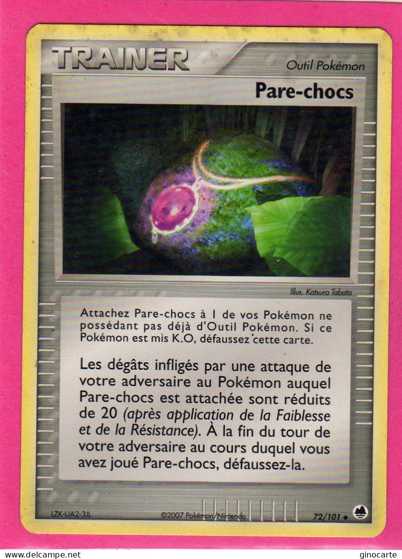 Carte Pokemon 2007 Ex Ile Des Dragons 72/101 Pare Chocs Bon Etat - Ex