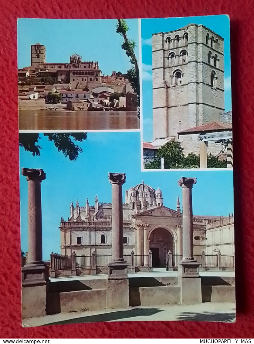 ANTIGUA POSTAL POST CARD ZAMORA CATEDRAL CATHEDRAL CATHÉDRALE..CASTILLA Y LEÓN SPAIN ESPAGNE VISTAS. VIEWS VUES SPANIEN - Zamora