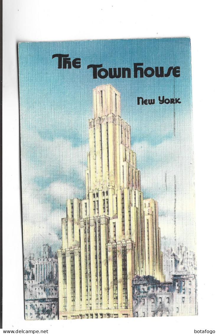 CPA THE TOWN HOUSE  En 1957! (voir Timbres) - Cafes, Hotels & Restaurants
