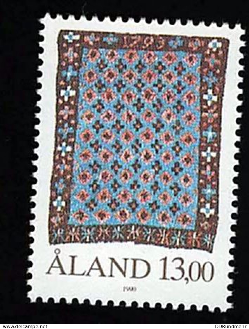 1990 Volk Art  Michel AX 41 Stamp Number AX 53 Yvert Et Tellier AX 41 Stanley Gibbons AX 15 Xx MNH - Aland