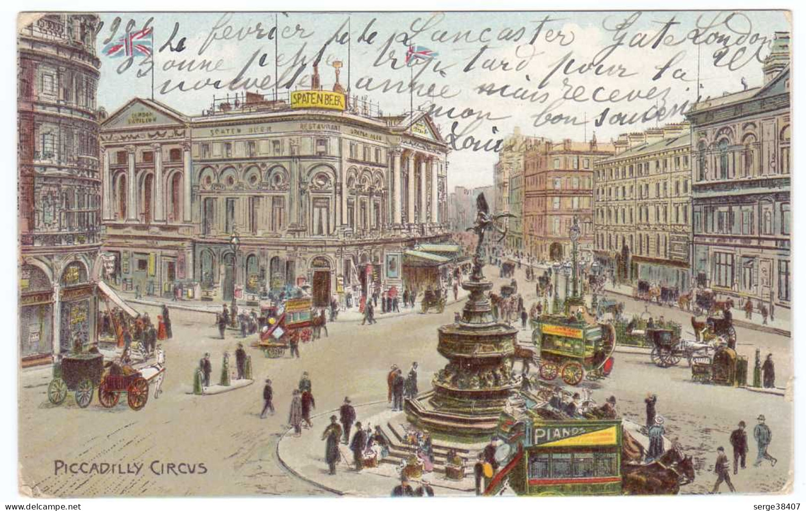 PICCADILLY CIRCUS - 1906 # 9-7/21 - Piccadilly Circus