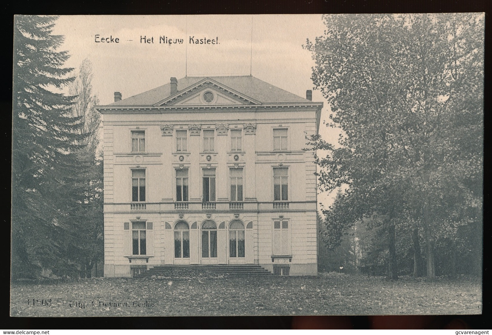 DE PINTE   HET NIEUW KASTEEL     2 SCANS - De Pinte