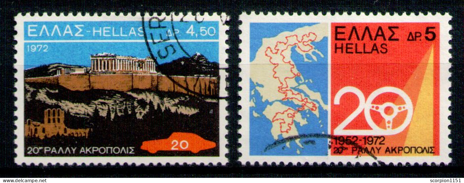GREECE 1972 - Full Set Used - Usados