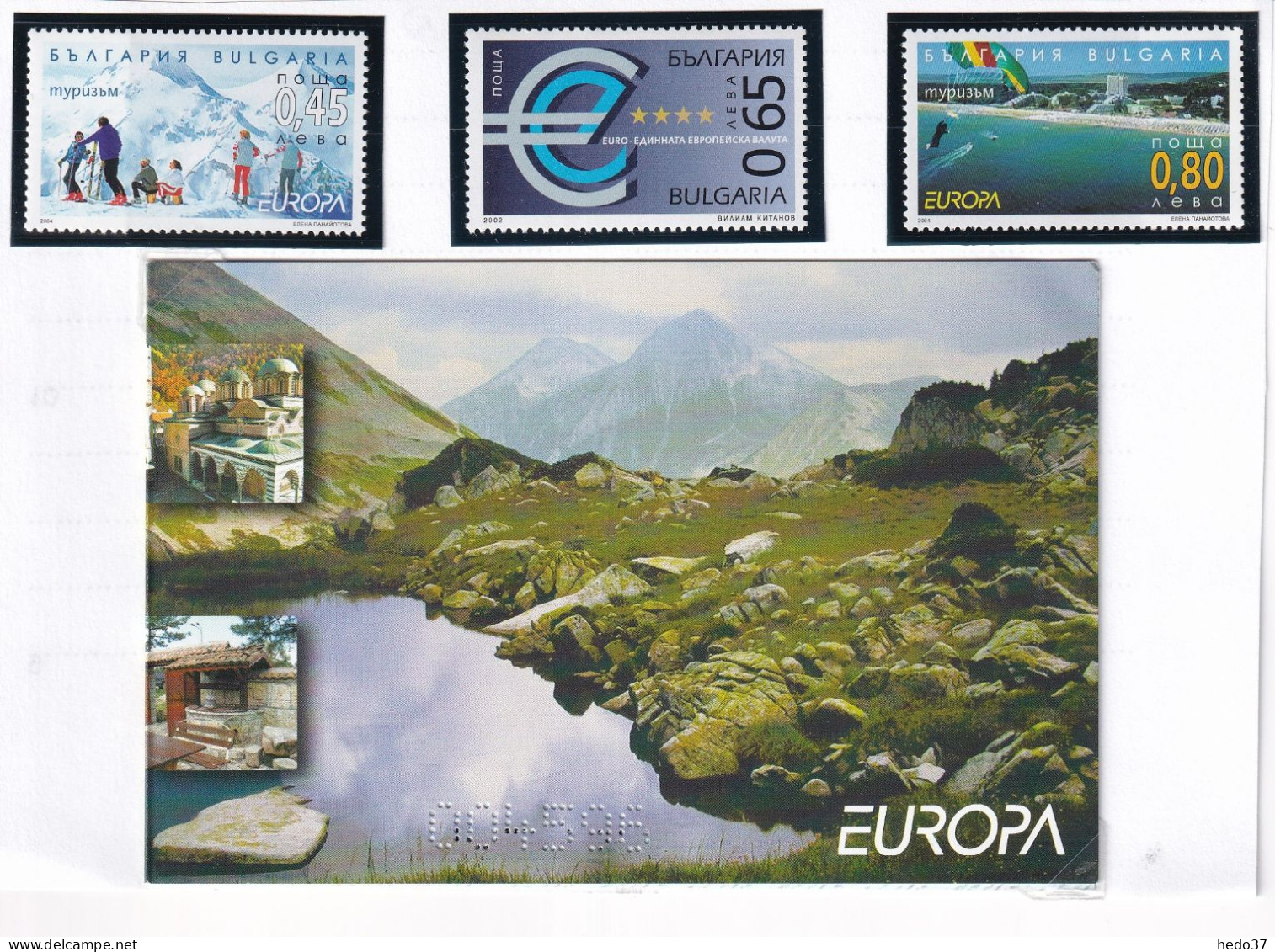 EUROPA 2004 - Bulgarie N°4016/4017 - Timbres Et Carnets - Neuf ** Sans Charnière - TB - 2004