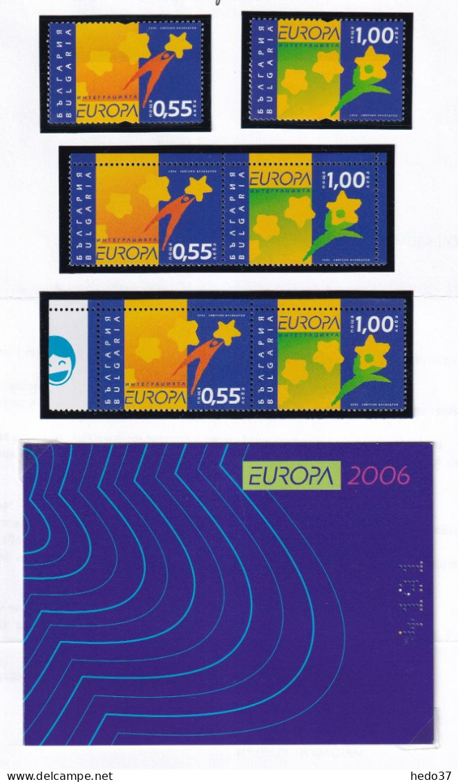 EUROPA 2006 - Bulgarie N°4044/4055 - Timbres Et Carnets - Neuf ** Sans Charnière - TB - 2006