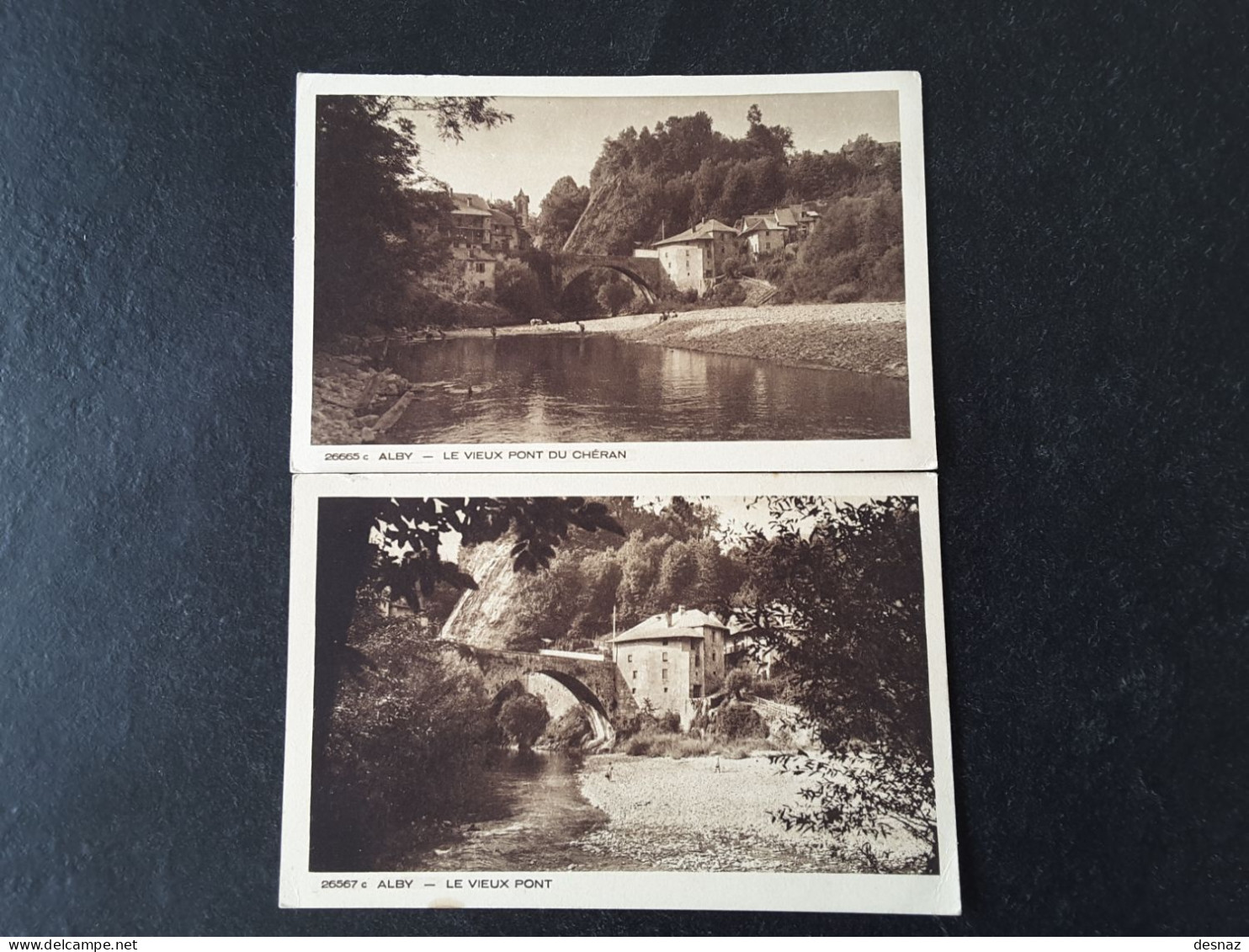 Alby Sur Cheran Le Vieux Pont Cheran Lot 2 Cartes - Alby-sur-Cheran