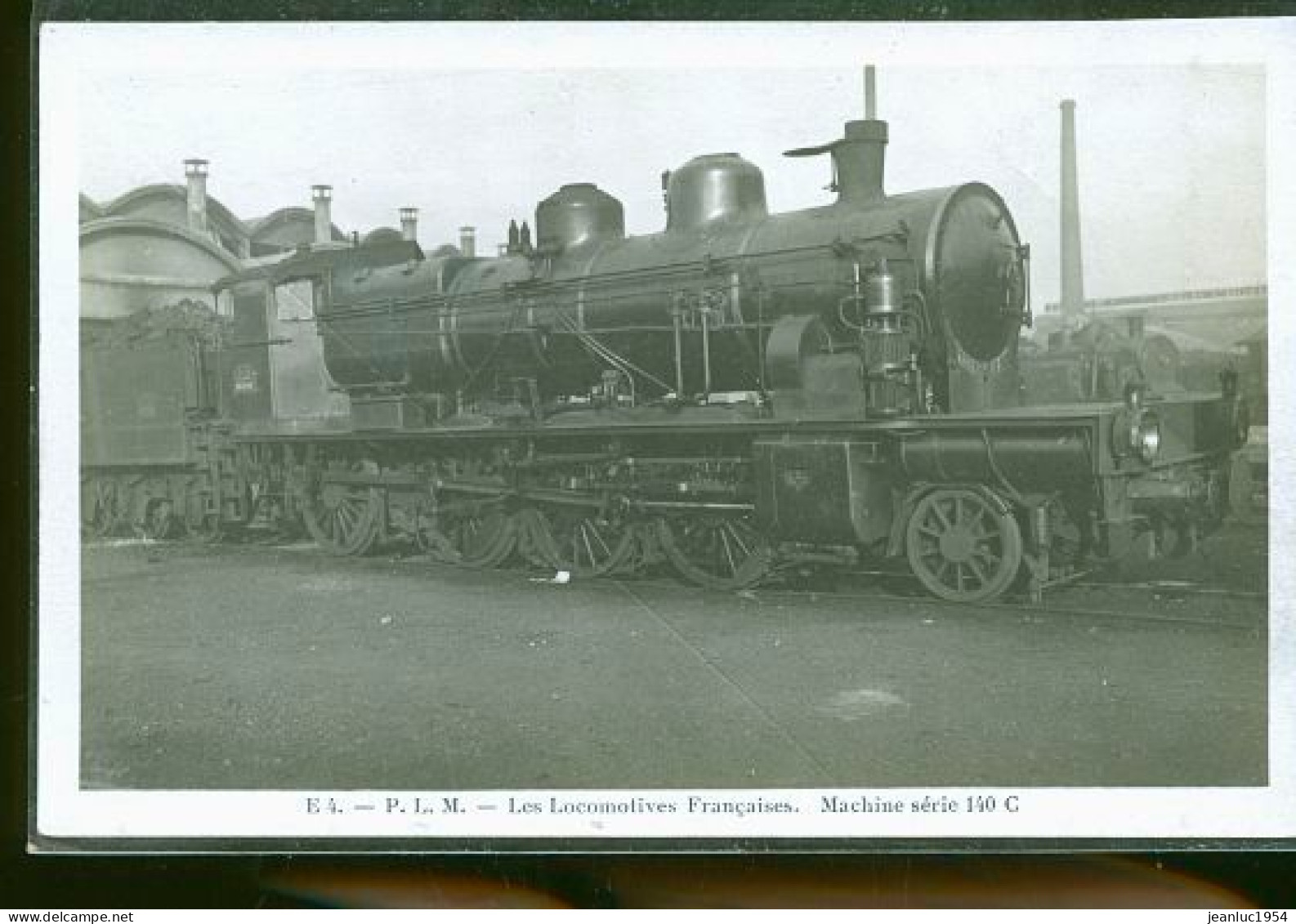 LES LOCOMOTIVES  FLEURY CP PHOTO PLM 140 C - Gares - Avec Trains