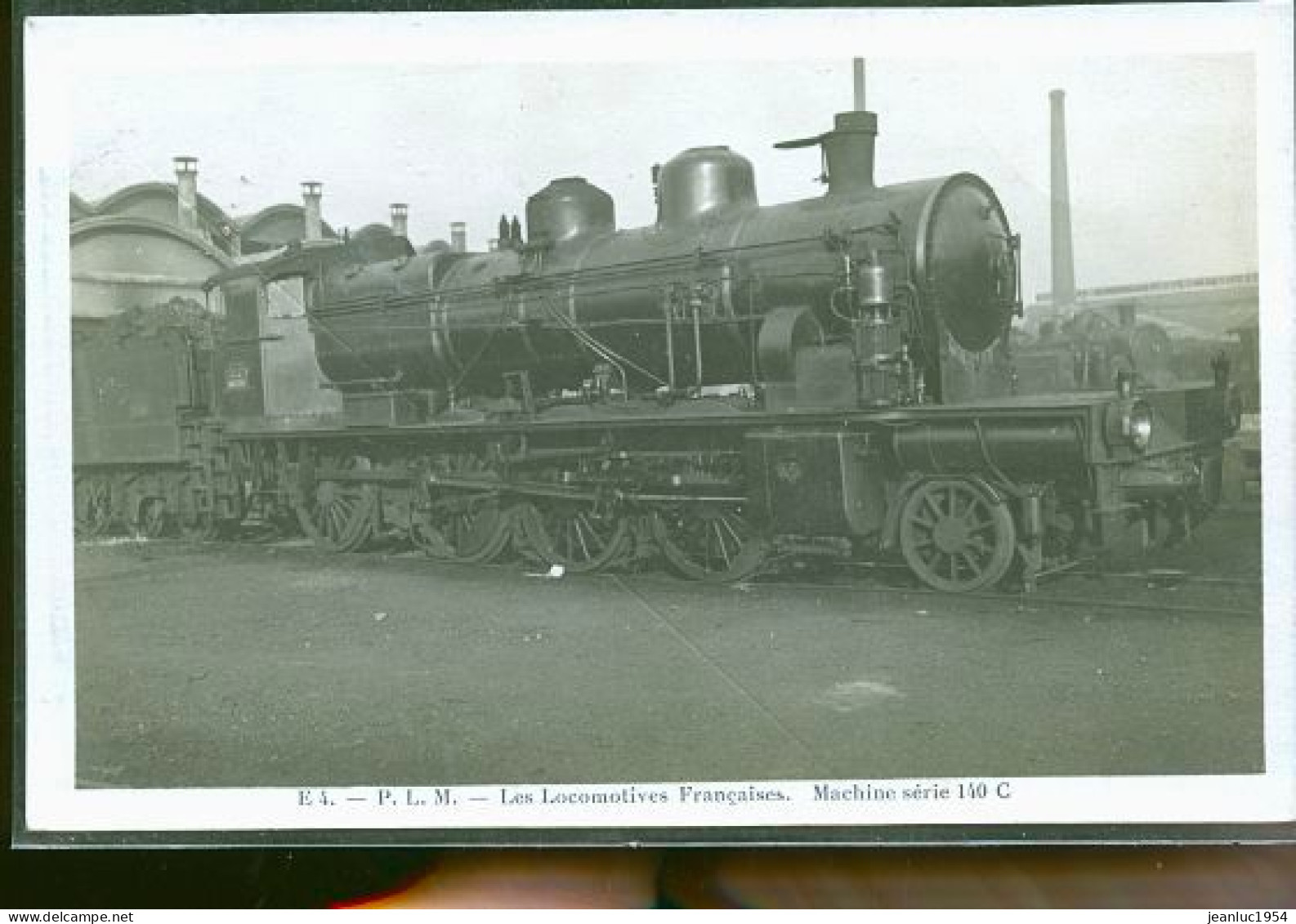 LES LOCOMOTIVES  FLEURY CP PHOTO PLM 140 C   2 - Stations With Trains