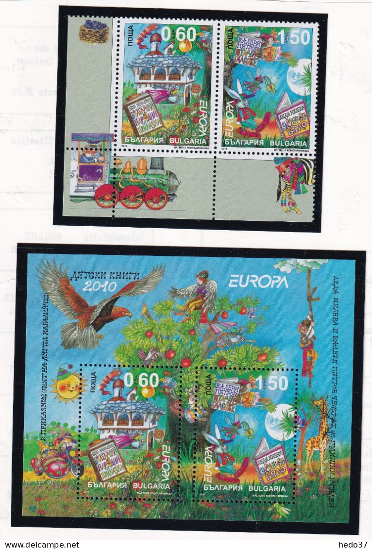 EUROPA 2010 - Bulgarie N°4250/4251 - Timbres Et Carnets - Neuf ** Sans Charnière - TB - 2010