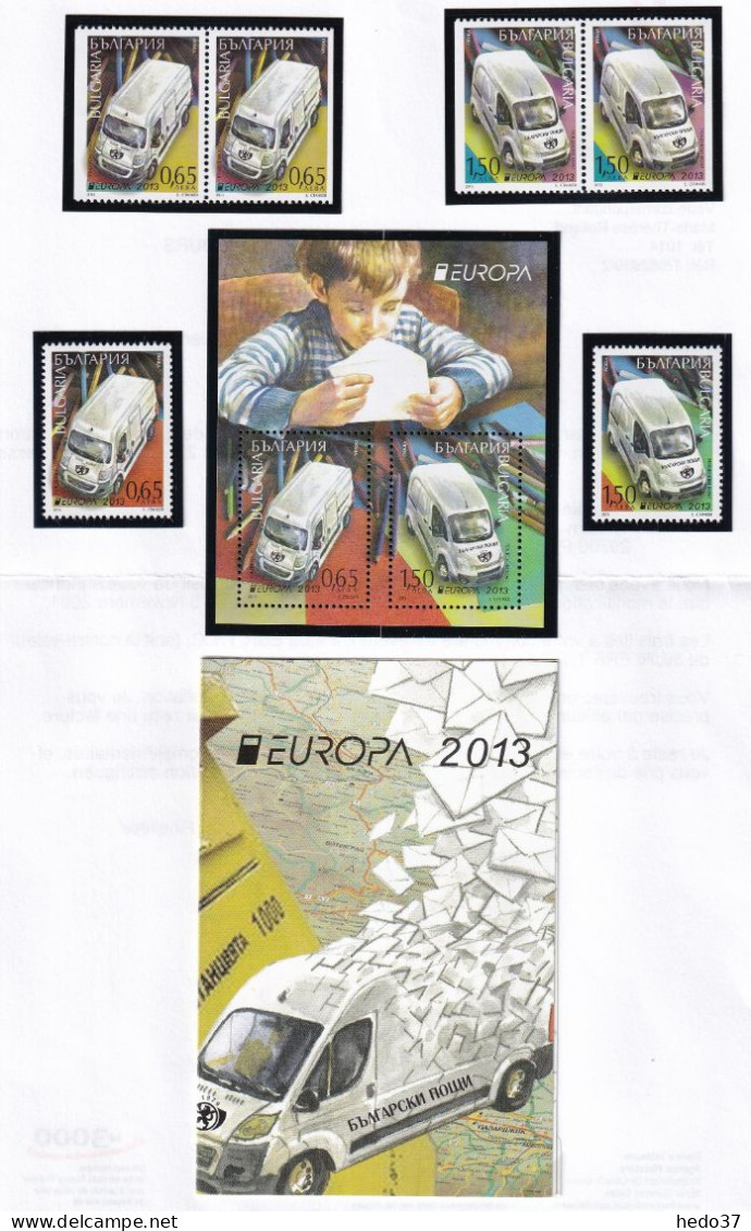 EUROPA 2013 - Bulgarie N°4351/4352 - Timbres Et Carnets - Neuf ** Sans Charnière - TB - 2013