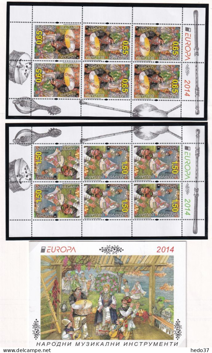 EUROPA 2014 - Bulgarie N°4381/4382 - Timbres Et Carnets - Neuf ** Sans Charnière - TB - 2014