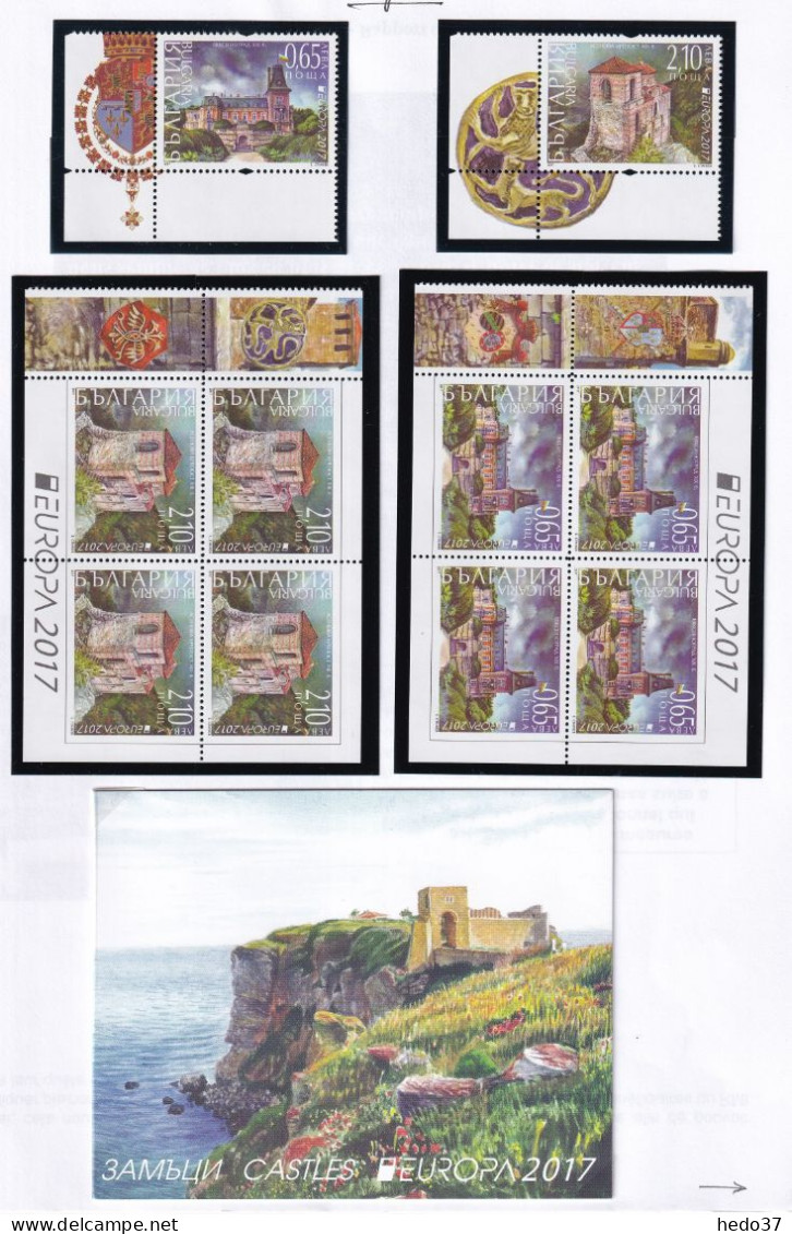 EUROPA 2017 - Bulgarie N°4482/4483 - Timbres Et Carnets - Neuf ** Sans Charnière - TB - 2017