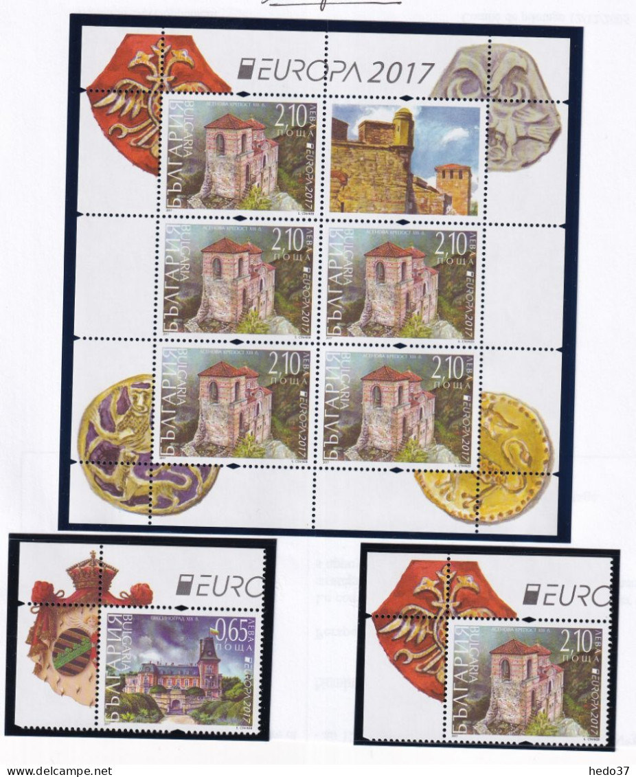 EUROPA 2017 - Bulgarie N°4482/4483 - Timbres Et Carnets - Neuf ** Sans Charnière - TB - 2017