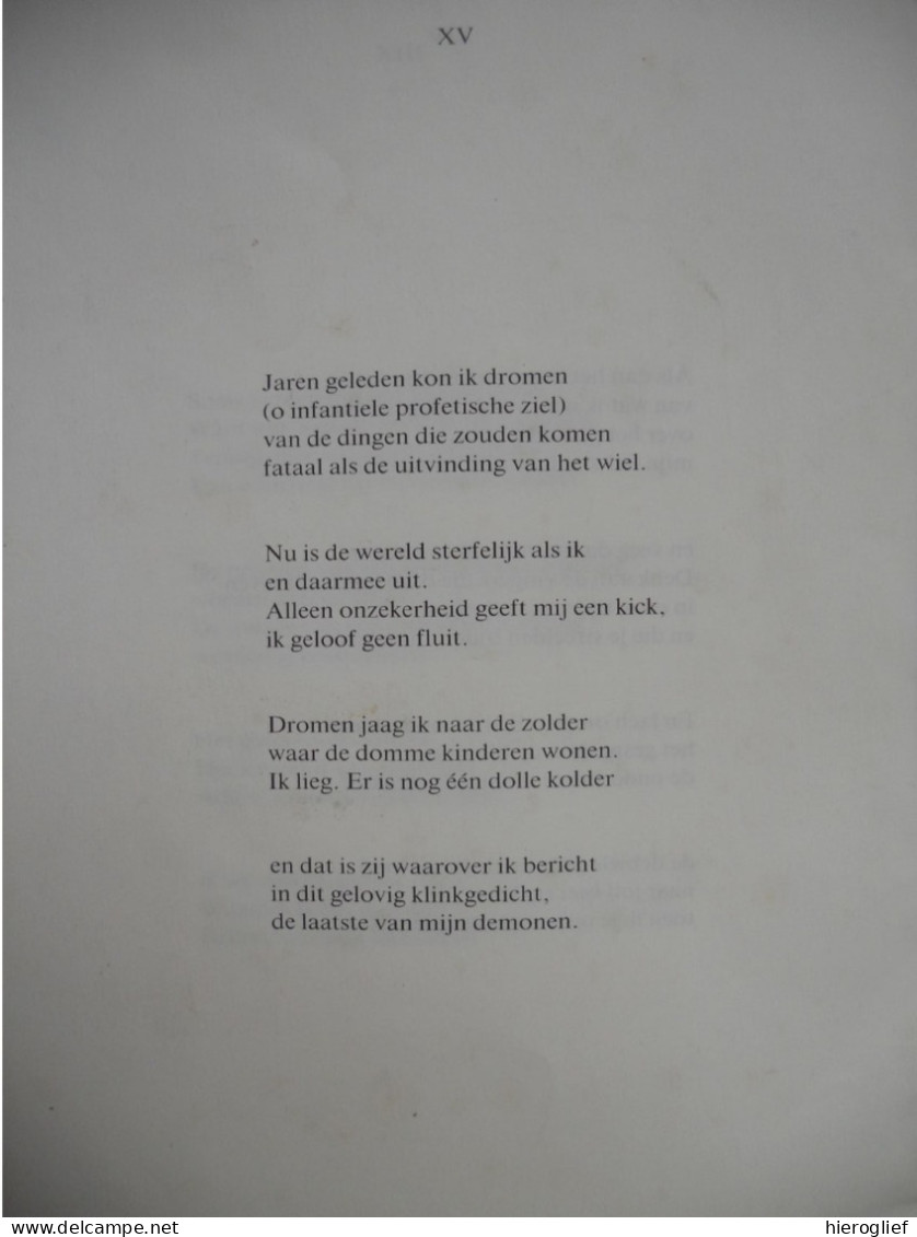 SONNETTEN - Door Hugo Claus - 1986 - Poetry